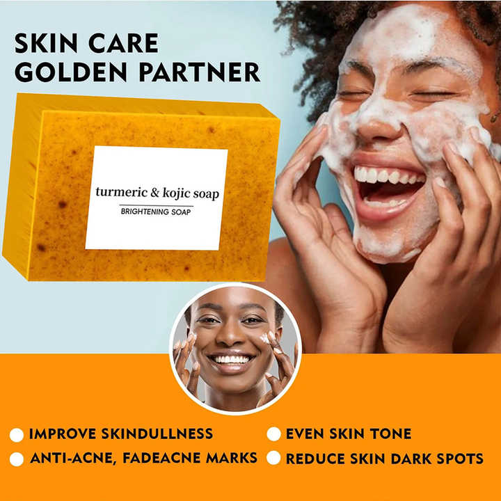 Turmeric and Kojic Acid Soap Original Glow Brightening bar Vitamin C