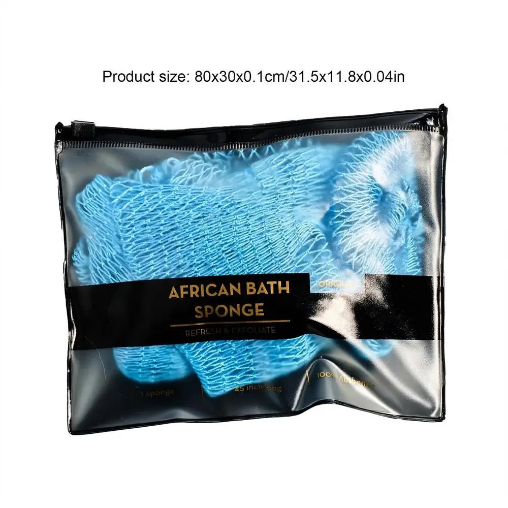 African Sponge African Bath Net Reusable Body Scrubber For Skin Smoother Daily Cleansing Back Scrubber Washcloth For Women Men