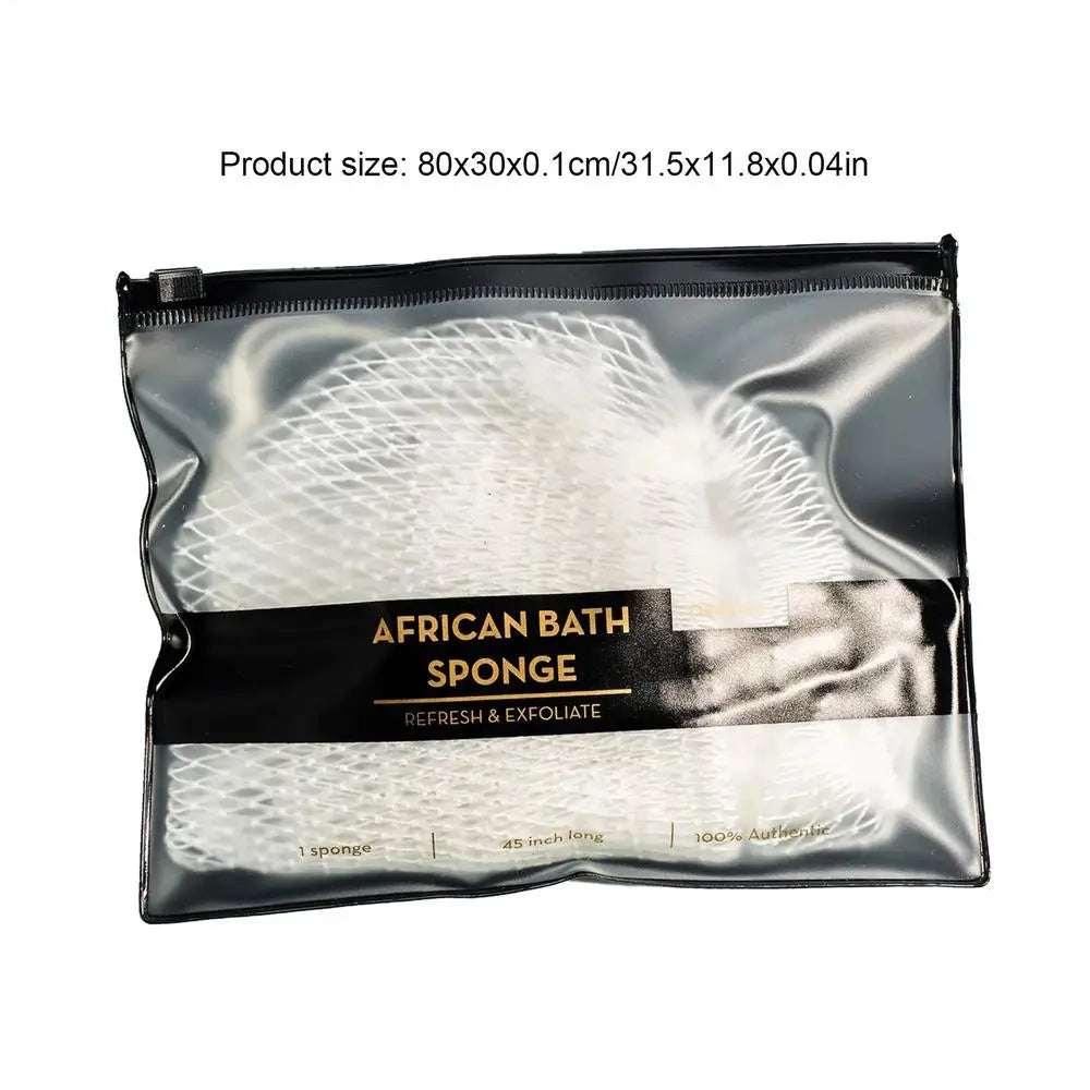 African Sponge African Bath Net Reusable Body Scrubber For Skin Smoother Daily Cleansing Back Scrubber Washcloth For Women Men
