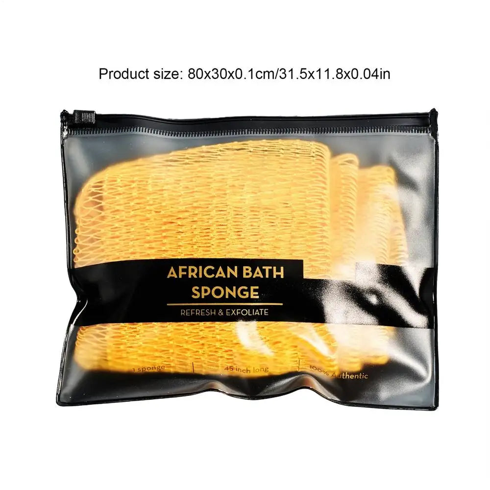 African Sponge African Bath Net Reusable Body Scrubber For Skin Smoother Daily Cleansing Back Scrubber Washcloth For Women Men