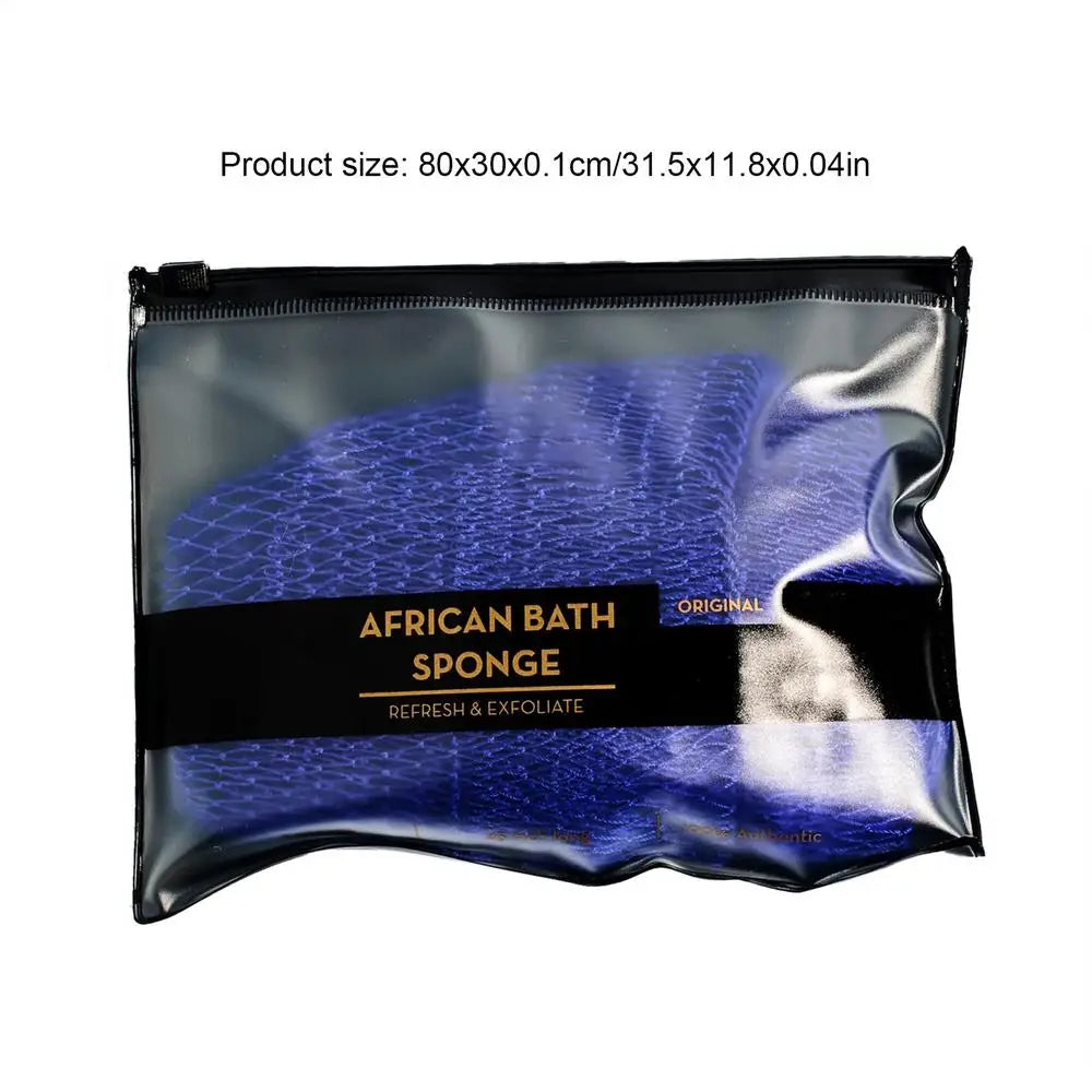 African Sponge African Bath Net Reusable Body Scrubber For Skin Smoother Daily Cleansing Back Scrubber Washcloth For Women Men