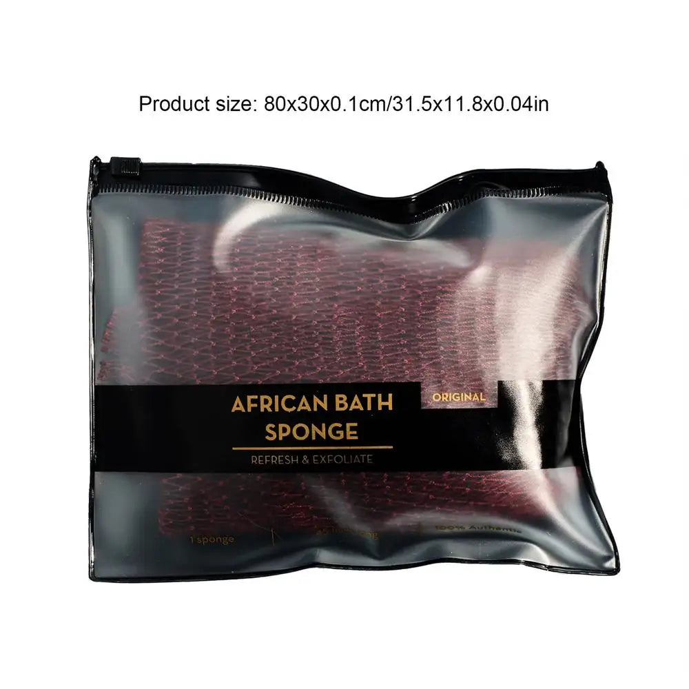 African Sponge African Bath Net Reusable Body Scrubber For Skin Smoother Daily Cleansing Back Scrubber Washcloth For Women Men