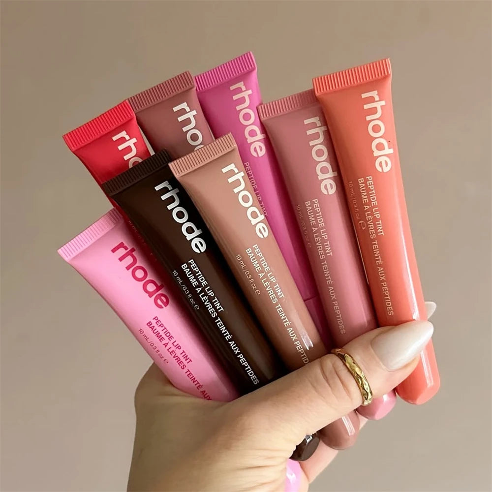 Rhode Makeup Lipstick Phone Case Moisturizer Lip Gloss Lines Lasting Nourishing Ins Salty Tan Raspberry Toast Espresso with Box