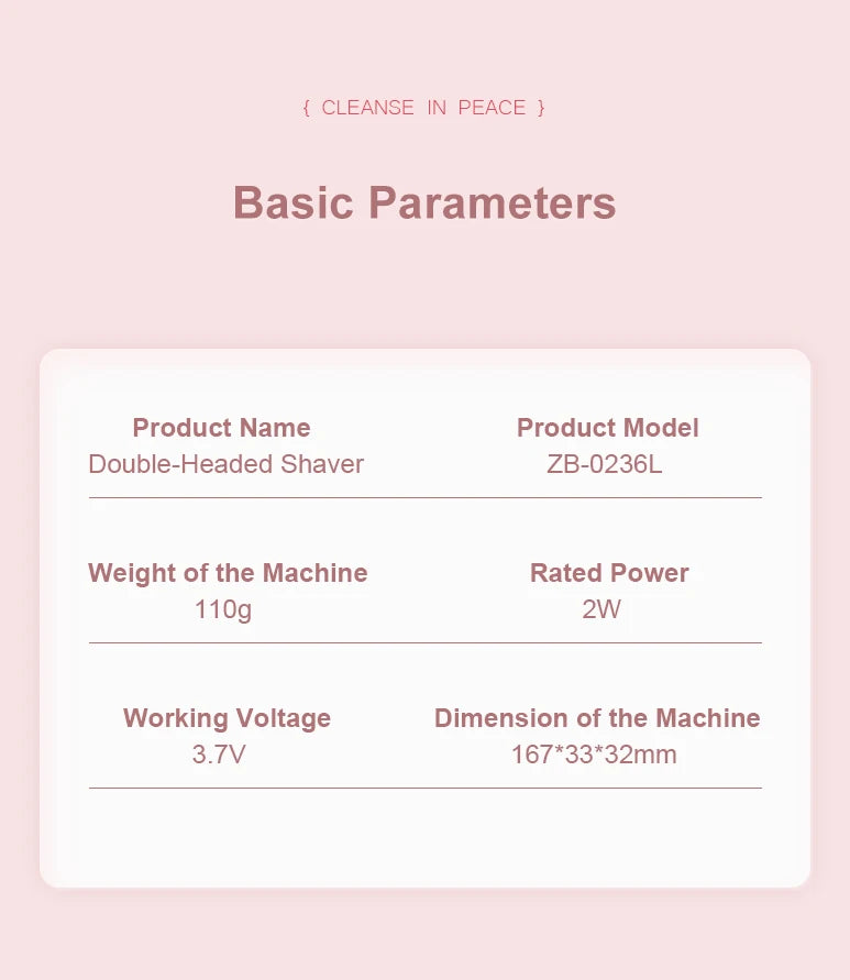 Electric Razor Woman Shaver Painless Women Mustache Epilator Leg Bikini Body Hair Trimmer for Women Facial Epilator Hair Remover