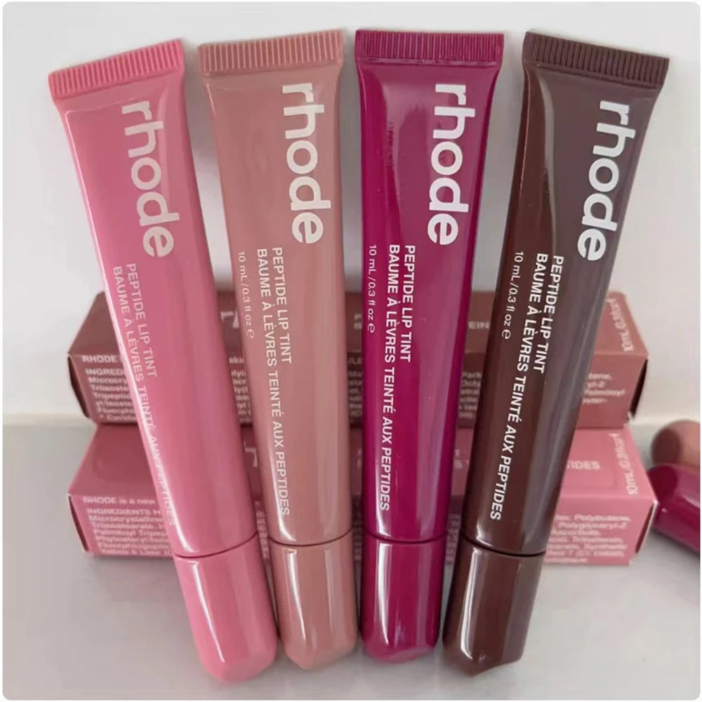 Rhode Makeup Lipstick Phone Case Moisturizer Lip Gloss Lines Lasting Nourishing Ins Salty Tan Raspberry Toast Espresso with Box