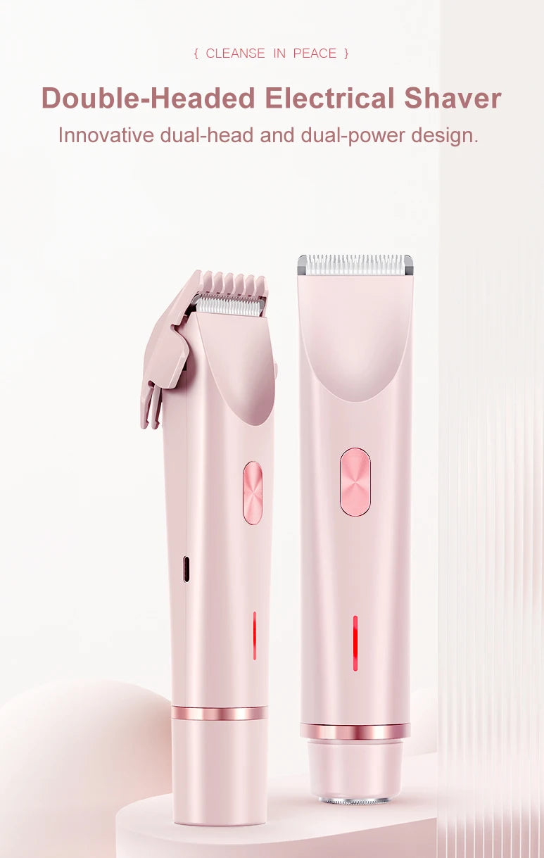 Electric Razor Woman Shaver Painless Women Mustache Epilator Leg Bikini Body Hair Trimmer for Women Facial Epilator Hair Remover
