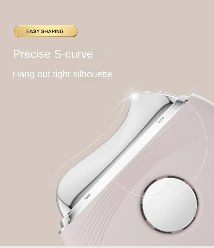 Hot and Cold Micro-current Beauty Instrument Vibrating LED Red and Blue Light Scraping Instrument, Household Neck Beauty Massage